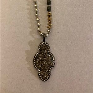 Stella & Dot Relic Druzy necklace